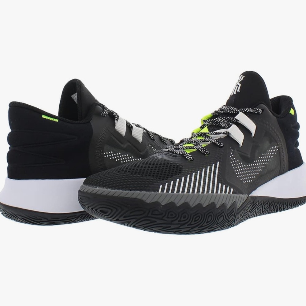 Nike Kyrie Flytrap 5 Mens Size 7 Black White Green - image 2